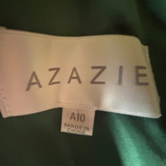 Azazie Formal Off Shoulder Long Gown - Picture 2 of 16